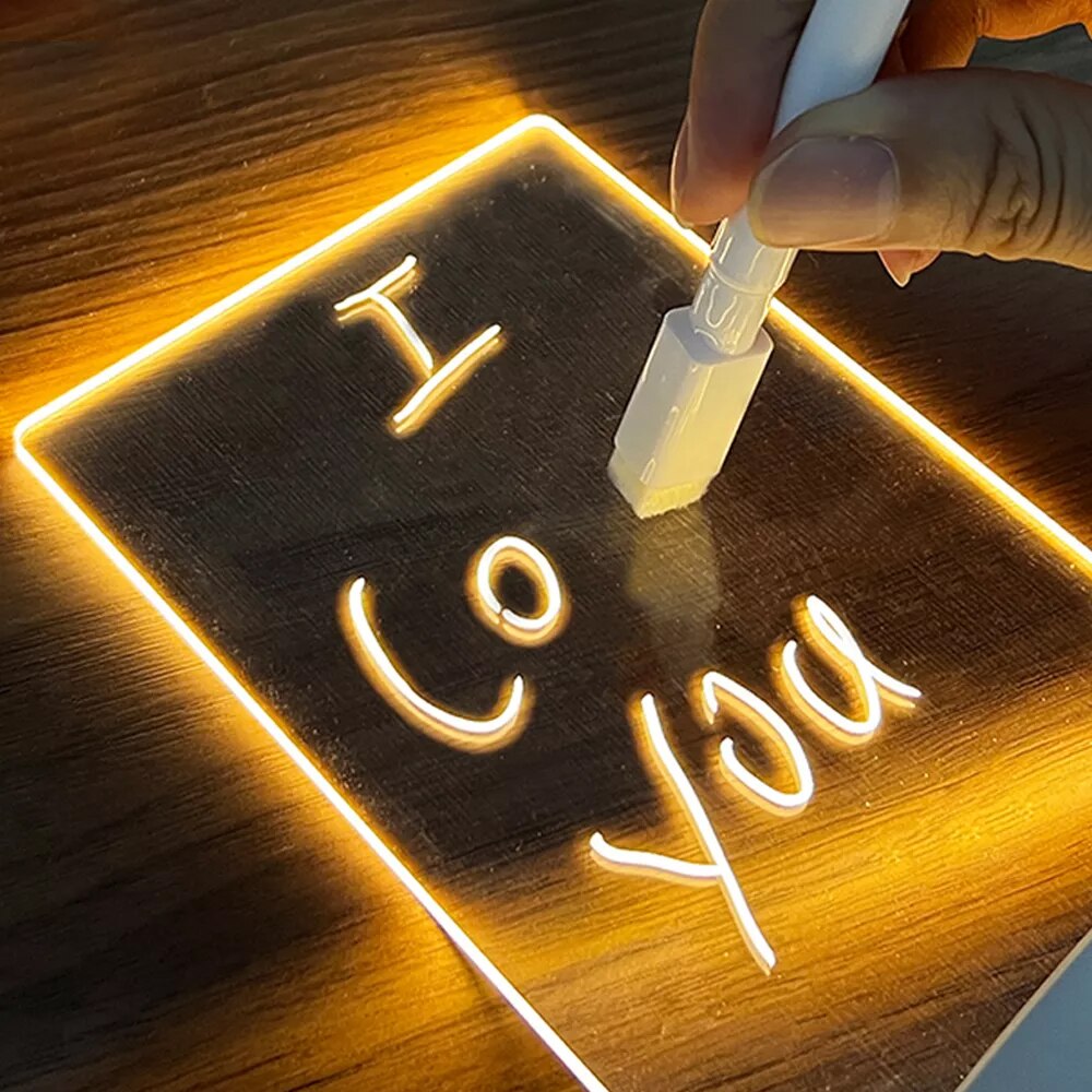 Bacheca creativa a LED